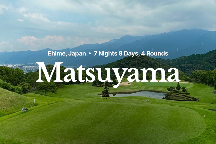 Matsuyama Onsen & City Golf Tour 7days | Departures from Major U.S. Cities via Narita