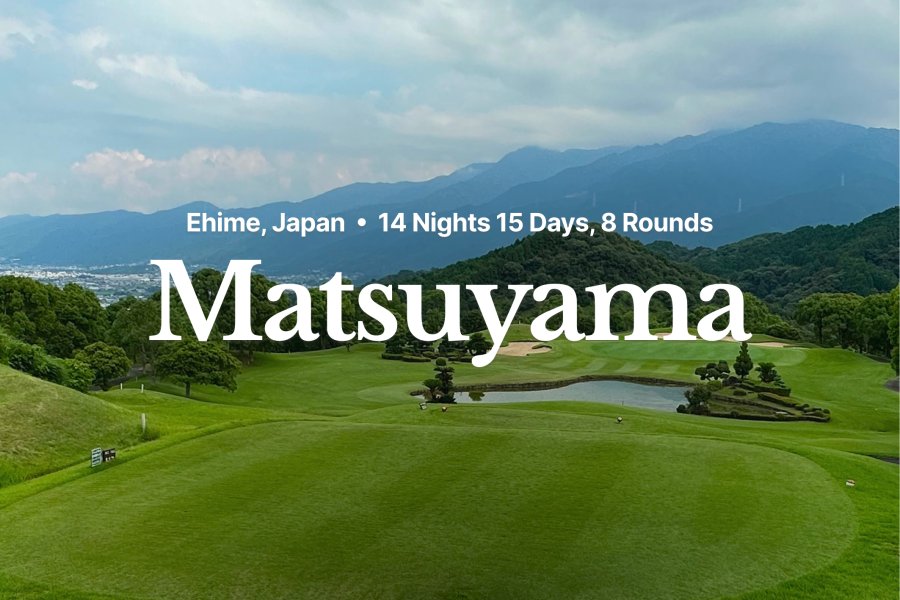 Matsuyama Onsen & City Golf Tour 14days | Departures from Major U.S. Cities via Narita