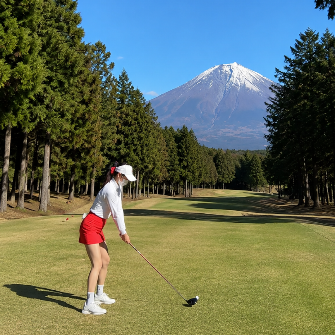Mt. Fuji Golf Tour depart from central Tokyo by rental car