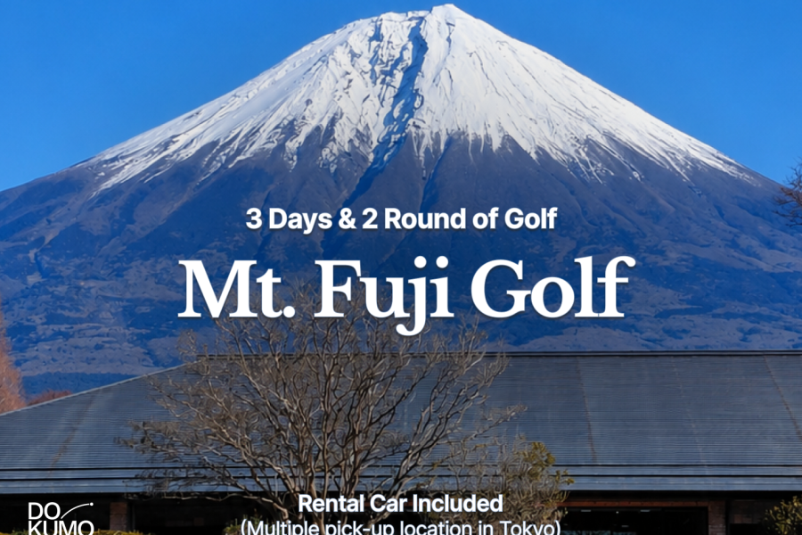 Shizuoka Mt. Fuji view Golf Tour depart from central Tokyo by rental car